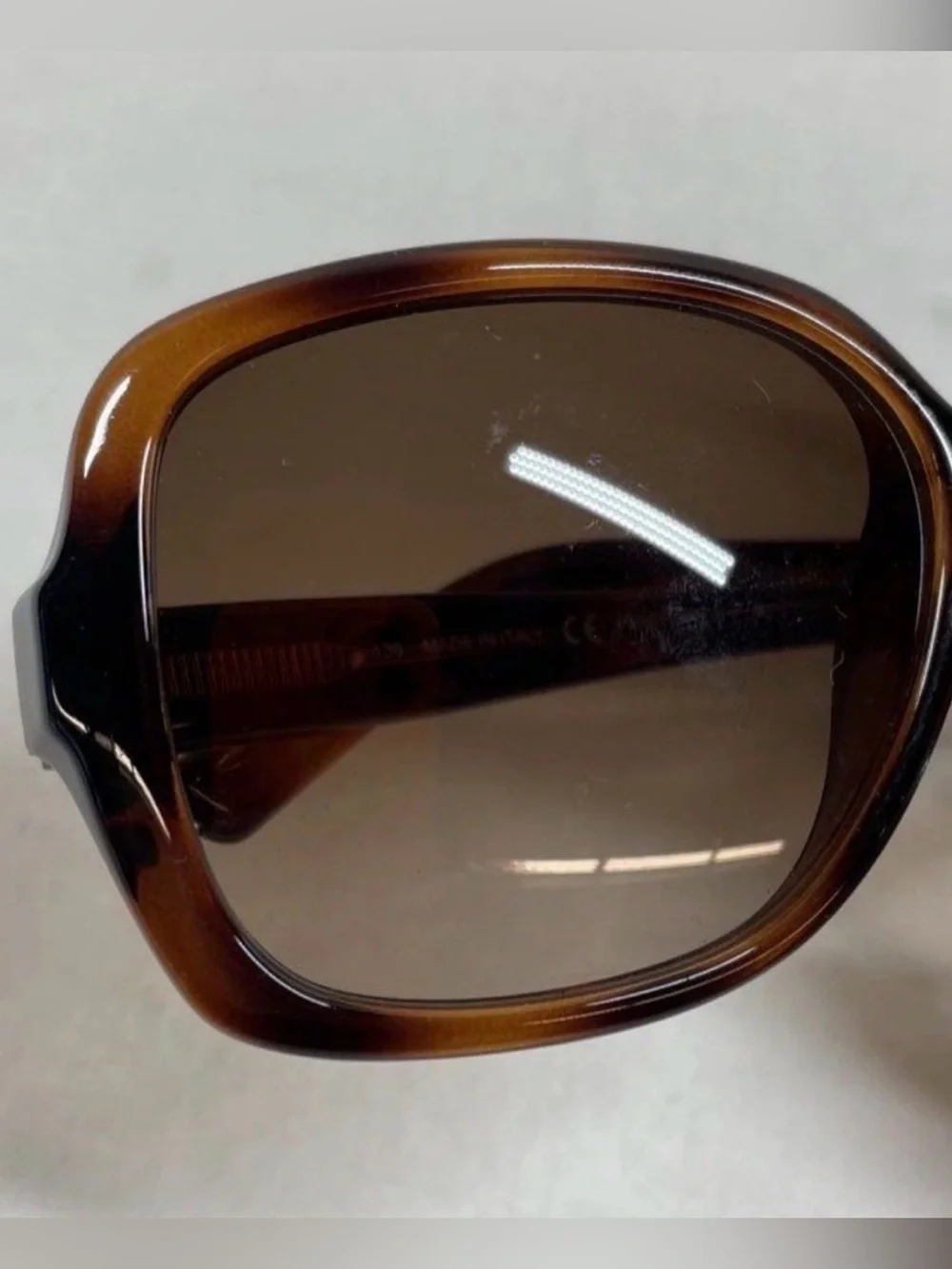 Authentic Fendi Brown Tortoise Oversized Sunglasses FS5227
